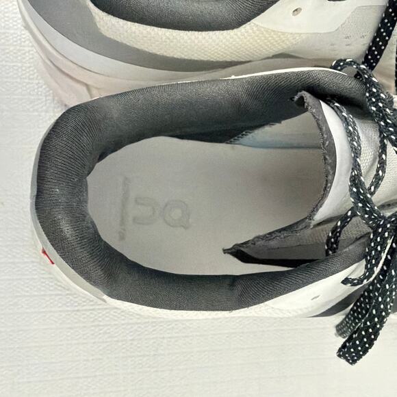 On Cloudmonster Shoes Mens Size 12 White Gray Running Cloud CloudTec OC - Picture 4 of 10